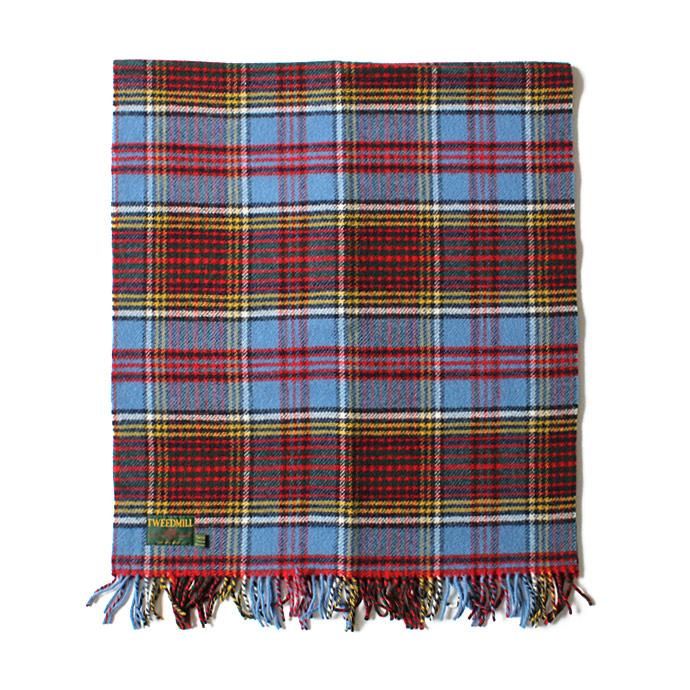 TWEEDMILL TWEEDMILL / ウール タータンチェックブランケット - ブルー Anderson<img class='new_mark_img2' src='//img.shop-pro.jp/img/new/icons47.gif' style='border:none;display:inline;margin:0px;padding:0px;width:auto;' /> 02