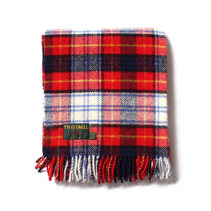 TWEEDMILL TWEEDMILL / ウール タータンチェックブランケット - レッド Red Dress Gordon<img class='new_mark_img2' src='//img.shop-pro.jp/img/new/icons47.gif' style='border:none;display:inline;margin:0px;padding:0px;width:auto;' /> 01