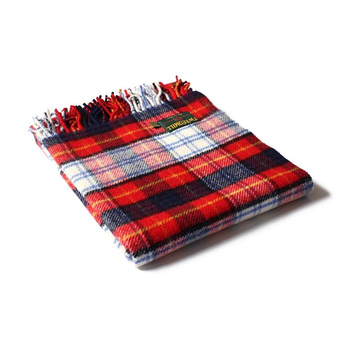 TWEEDMILL TWEEDMILL / ウール タータンチェックブランケット - レッド Red Dress Gordon<img class='new_mark_img2' src='//img.shop-pro.jp/img/new/icons47.gif' style='border:none;display:inline;margin:0px;padding:0px;width:auto;' /> 02