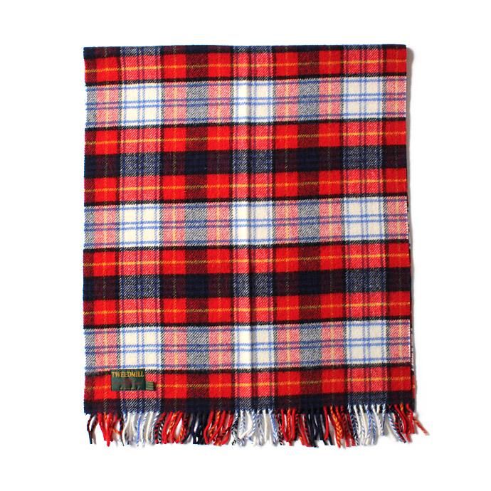 TWEEDMILL TWEEDMILL / ウール タータンチェックブランケット - レッド Red Dress Gordon<img class='new_mark_img2' src='//img.shop-pro.jp/img/new/icons47.gif' style='border:none;display:inline;margin:0px;padding:0px;width:auto;' /> 02