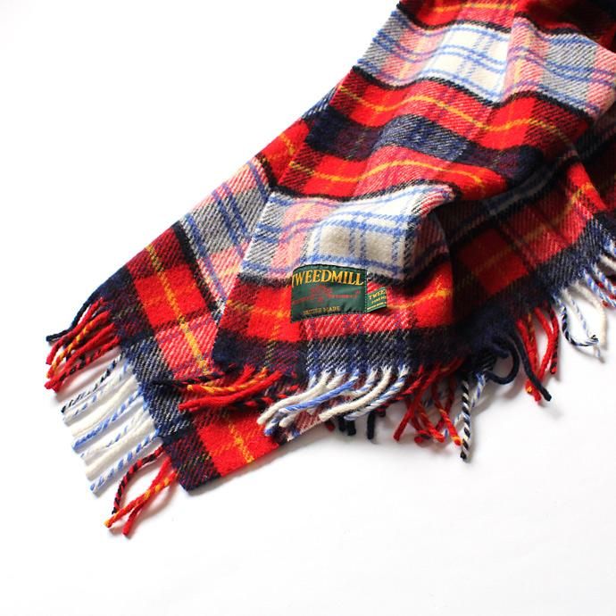 TWEEDMILL TWEEDMILL / ウール タータンチェックブランケット - レッド Red Dress Gordon<img class='new_mark_img2' src='//img.shop-pro.jp/img/new/icons47.gif' style='border:none;display:inline;margin:0px;padding:0px;width:auto;' /> 02