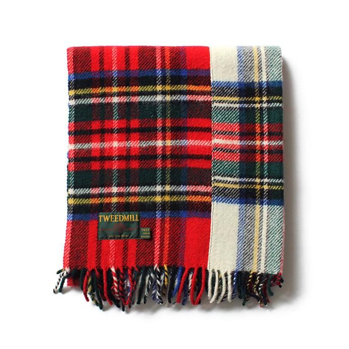 TWEEDMILL TWEEDMILL / ウール パッチワーク ブランケット - タータン 01<img class='new_mark_img2' src='//img.shop-pro.jp/img/new/icons47.gif' style='border:none;display:inline;margin:0px;padding:0px;width:auto;' /> 02