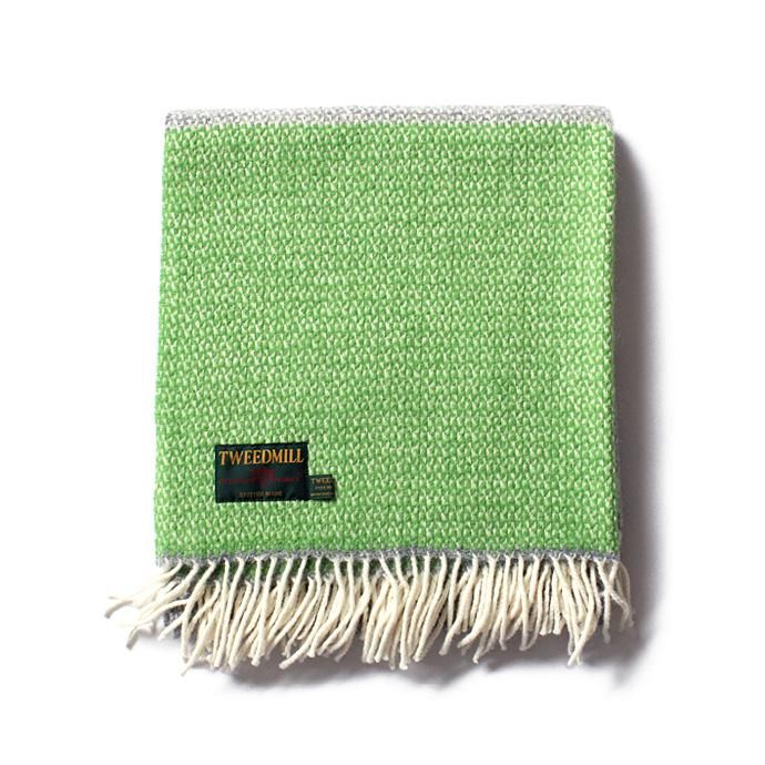 TWEEDMILL TWEEDMILL / イリュージョンパネル ブランケット - ライトグリーン<img class='new_mark_img2' src='//img.shop-pro.jp/img/new/icons47.gif' style='border:none;display:inline;margin:0px;padding:0px;width:auto;' /> 02