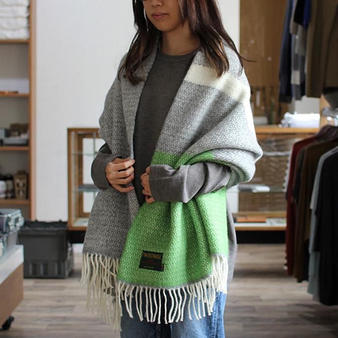 TWEEDMILL TWEEDMILL / イリュージョンパネル ブランケット - ライトグリーン<img class='new_mark_img2' src='//img.shop-pro.jp/img/new/icons47.gif' style='border:none;display:inline;margin:0px;padding:0px;width:auto;' /> 02