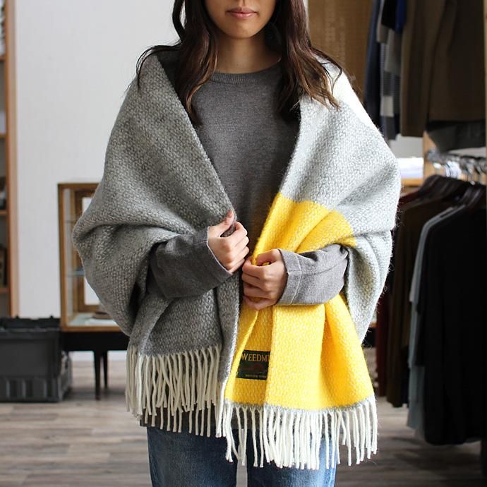 107566012 TWEEDMILL / イリュージョンパネル ブランケット - イエロー<img class='new_mark_img2' src='//img.shop-pro.jp/img/new/icons47.gif' style='border:none;display:inline;margin:0px;padding:0px;width:auto;' /> 02