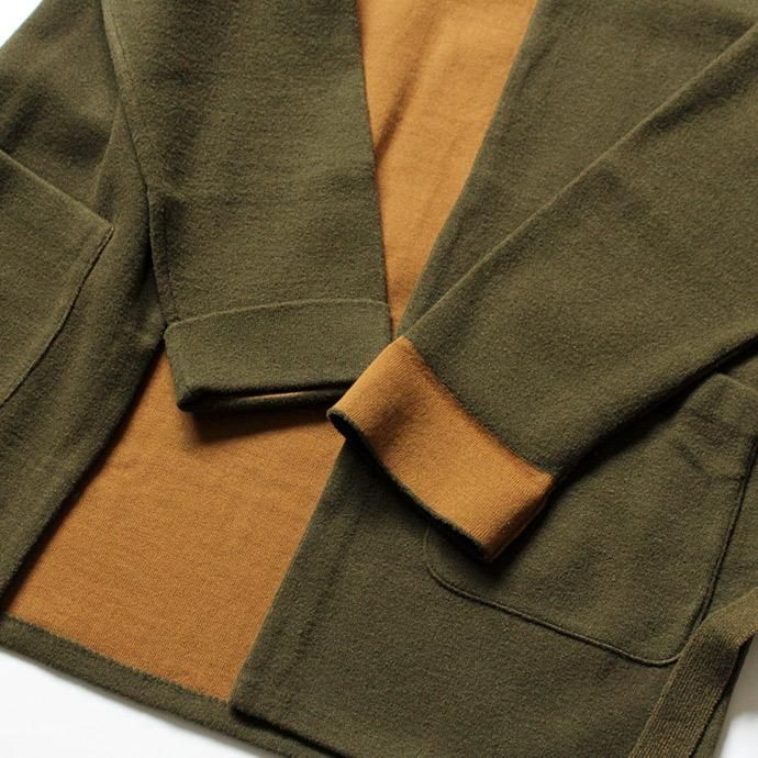 crepuscule crepuscule / Gown ニットガウン カーキ 1603-007 Khaki<img class='new_mark_img2' src='//img.shop-pro.jp/img/new/icons47.gif' style='border:none;display:inline;margin:0px;padding:0px;width:auto;' /> 02