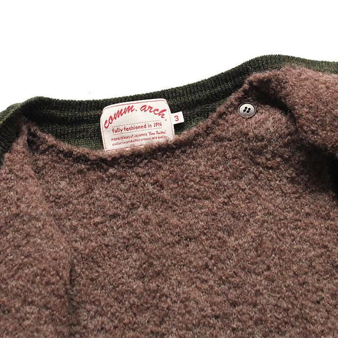 comm. arch. Zipped Downy Vest - Forest Green ジップフロント ニットベスト グリーン<img class='new_mark_img2' src='//img.shop-pro.jp/img/new/icons47.gif' style='border:none;display:inline;margin:0px;padding:0px;width:auto;' /> 02
