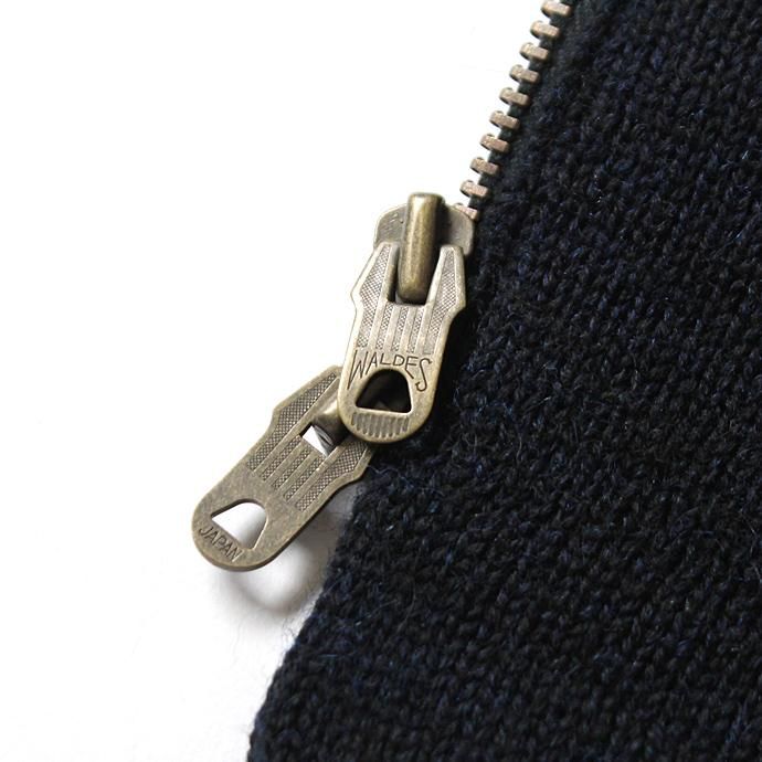 comm. arch. Zipped Downy Vest - Night Ocean ジップフロント ニットベスト ネイビー<img class='new_mark_img2' src='//img.shop-pro.jp/img/new/icons47.gif' style='border:none;display:inline;margin:0px;padding:0px;width:auto;' /> 02