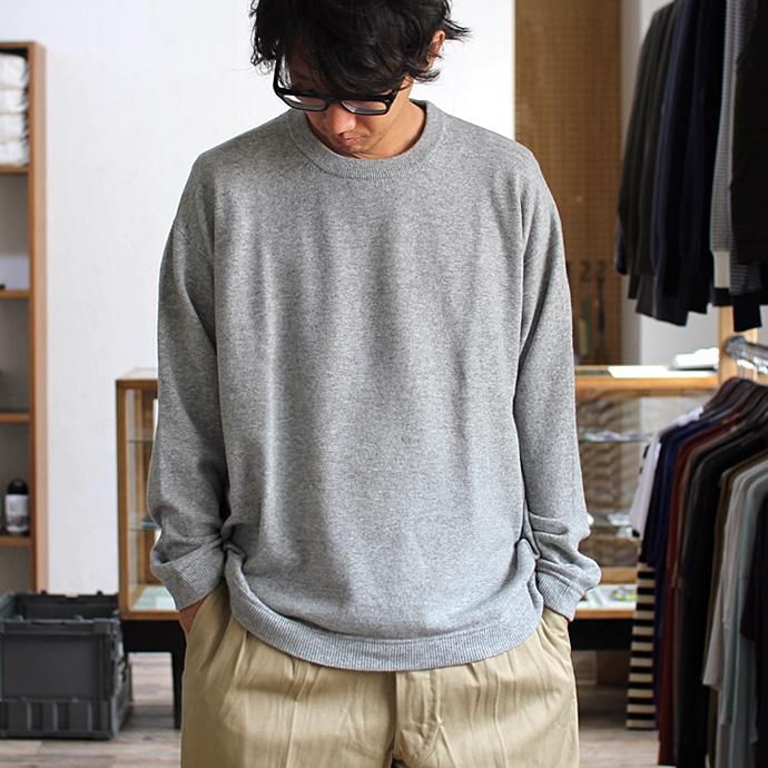 crepuscule crepuscule / Whole Garment C/N ホールガーメント ハイゲージウール クルーネックセーター 1603-009 - Gray<img class='new_mark_img2' src='//img.shop-pro.jp/img/new/icons47.gif' style='border:none;display:inline;margin:0px;padding:0px;width:auto;' /> 02