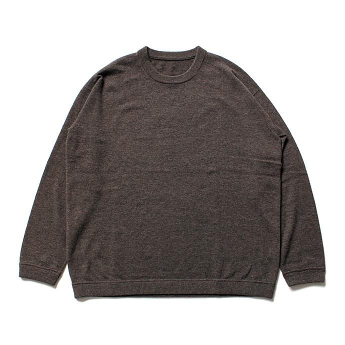 crepuscule crepuscule / Whole Garment C/N ホールガーメント ハイゲージウール クルーネックセーター 1603-009 - Brown<img class='new_mark_img2' src='//img.shop-pro.jp/img/new/icons47.gif' style='border:none;display:inline;margin:0px;padding:0px;width:auto;' /> 01