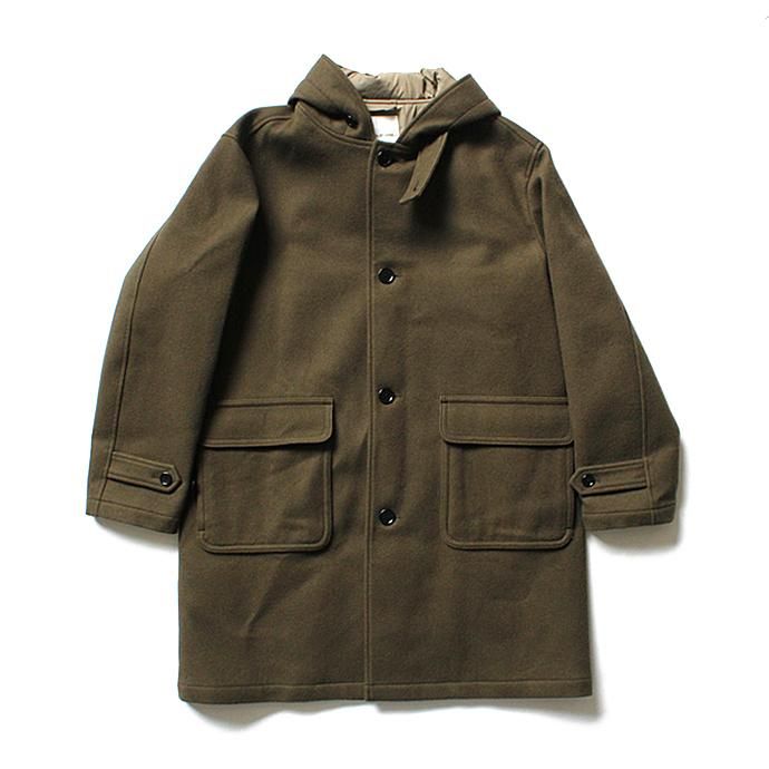 108236342 STILL BY HAND / スーパー100sメルトン フーデッドコート CO0463 オリーブ<img class='new_mark_img2' src='//img.shop-pro.jp/img/new/icons47.gif' style='border:none;display:inline;margin:0px;padding:0px;width:auto;' /> 01