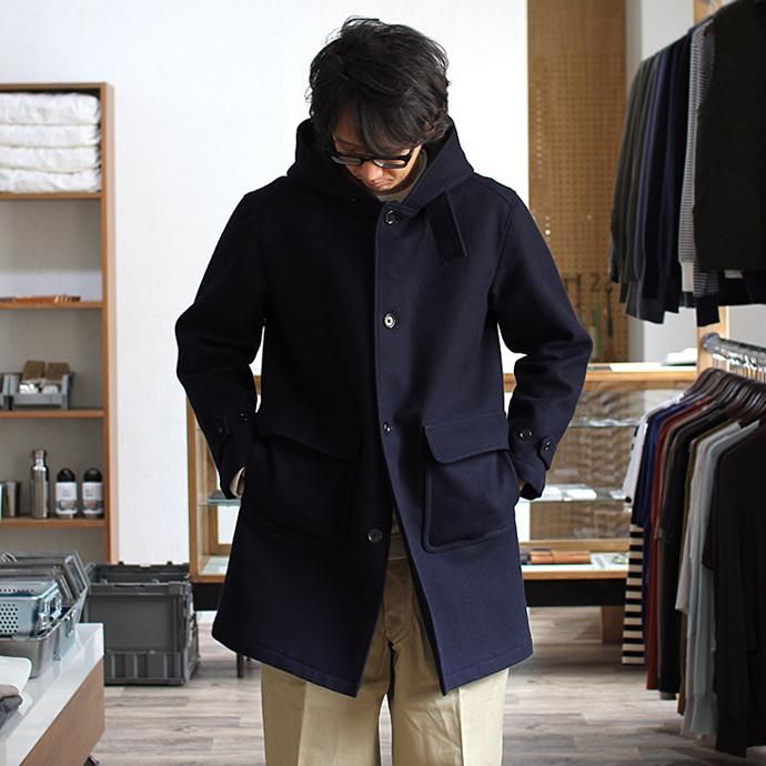 108236342 STILL BY HAND / スーパー100sメルトン フーデッドコート CO0463 オリーブ<img class='new_mark_img2' src='//img.shop-pro.jp/img/new/icons47.gif' style='border:none;display:inline;margin:0px;padding:0px;width:auto;' /> 02