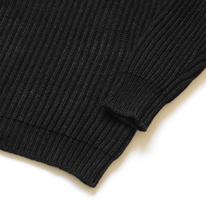 Other Brands Deck Hand / Indigo Fisherman Crew インディゴクルーネックセーター - Black Indigo ブラックインディゴ 02