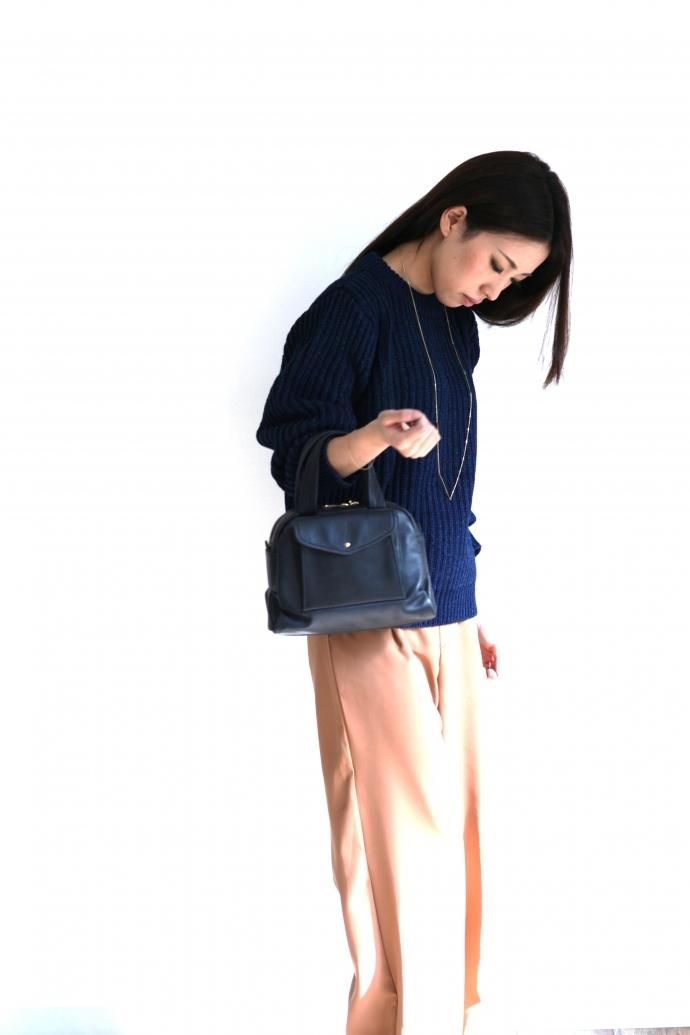 Other Brands Deck Hand / Indigo Fisherman Crew インディゴクルーネックセーター - Dark Indigo ダークインディゴ 02