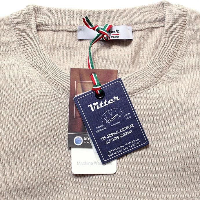 Other Brands Vitter / 897 Man Roundneck ウォッシャブルウール ハイゲージニットクルーネックセーター 全2色<img class='new_mark_img2' src='//img.shop-pro.jp/img/new/icons47.gif' style='border:none;display:inline;margin:0px;padding:0px;width:auto;' /> 02