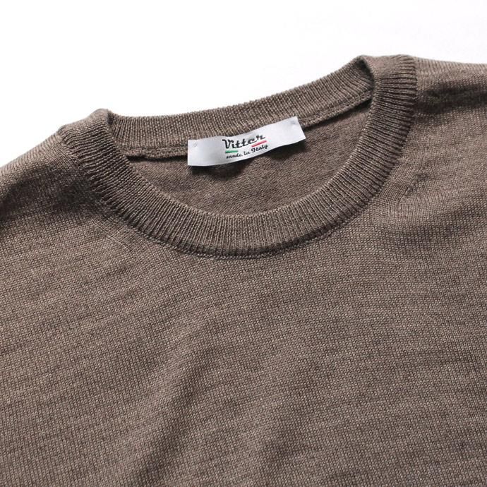 Other Brands Vitter / 897 Man Roundneck ウォッシャブルウール ハイゲージニットクルーネックセーター 全2色<img class='new_mark_img2' src='//img.shop-pro.jp/img/new/icons47.gif' style='border:none;display:inline;margin:0px;padding:0px;width:auto;' /> 02