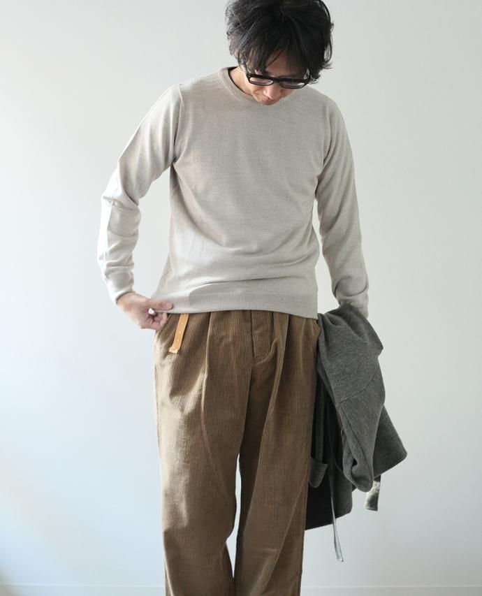 Other Brands Vitter / 897 Man Roundneck ウォッシャブルウール ハイゲージニットクルーネックセーター 全2色<img class='new_mark_img2' src='//img.shop-pro.jp/img/new/icons47.gif' style='border:none;display:inline;margin:0px;padding:0px;width:auto;' /> 02
