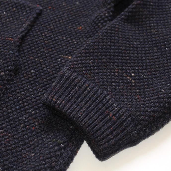 crepuscule crepuscule / Lowgage Knit Parka ローゲージニットパーカー ネイビー 1603-016 - Navy 02