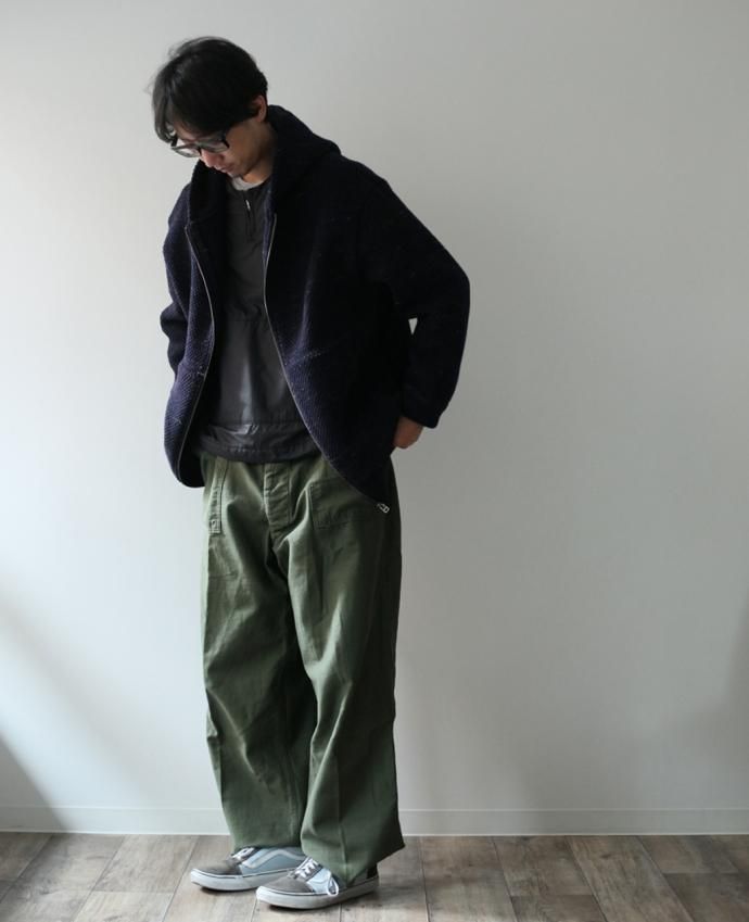 crepuscule crepuscule / Lowgage Knit Parka ローゲージニットパーカー ネイビー 1603-016 - Navy 02
