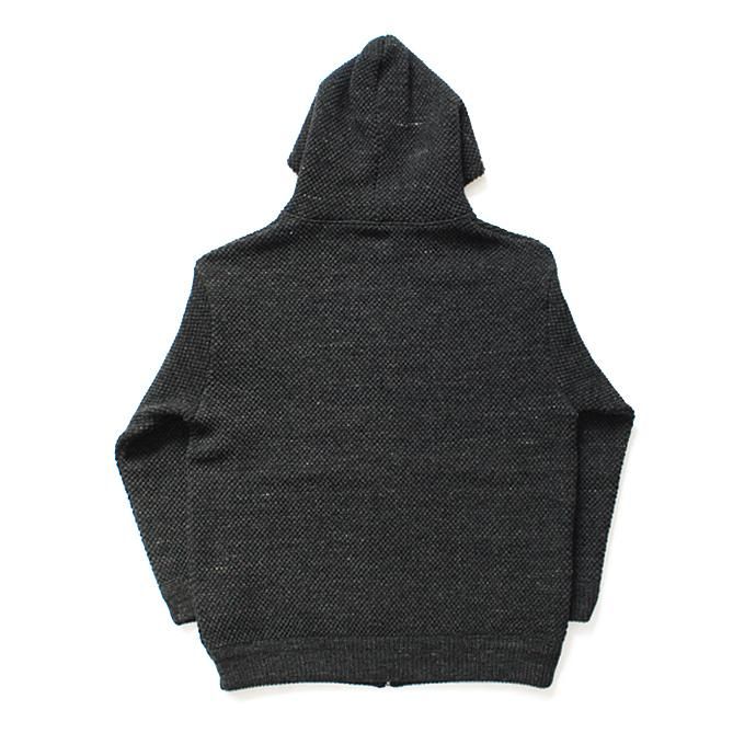 crepuscule crepuscule / Lowgage Knit Parka ローゲージニットパーカー チャコールグレー 1603-016 - C.Gray 02