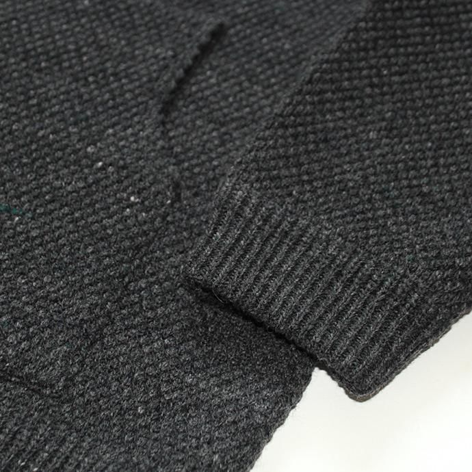 crepuscule crepuscule / Lowgage Knit Parka ローゲージニットパーカー チャコールグレー 1603-016 - C.Gray 02