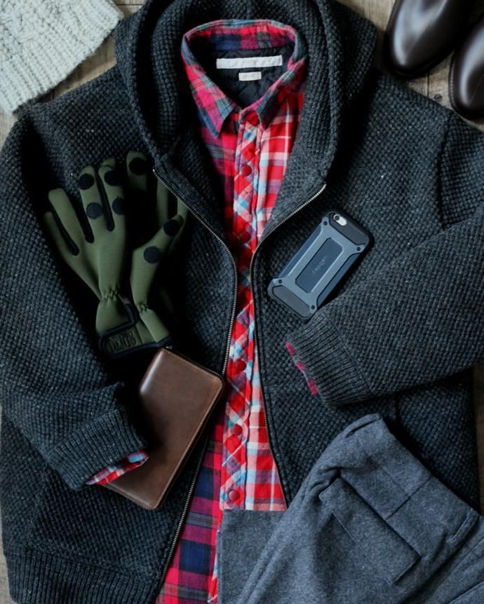 crepuscule crepuscule / Lowgage Knit Parka ローゲージニットパーカー チャコールグレー 1603-016 - C.Gray 02