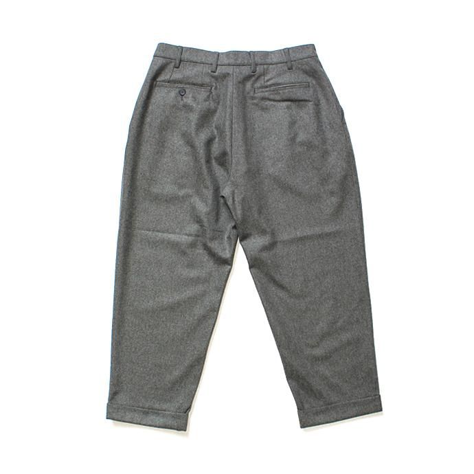 108690656 CEASTERS / 2 Pleats Wool Trousers 2タックウールパンツ グレー 02
