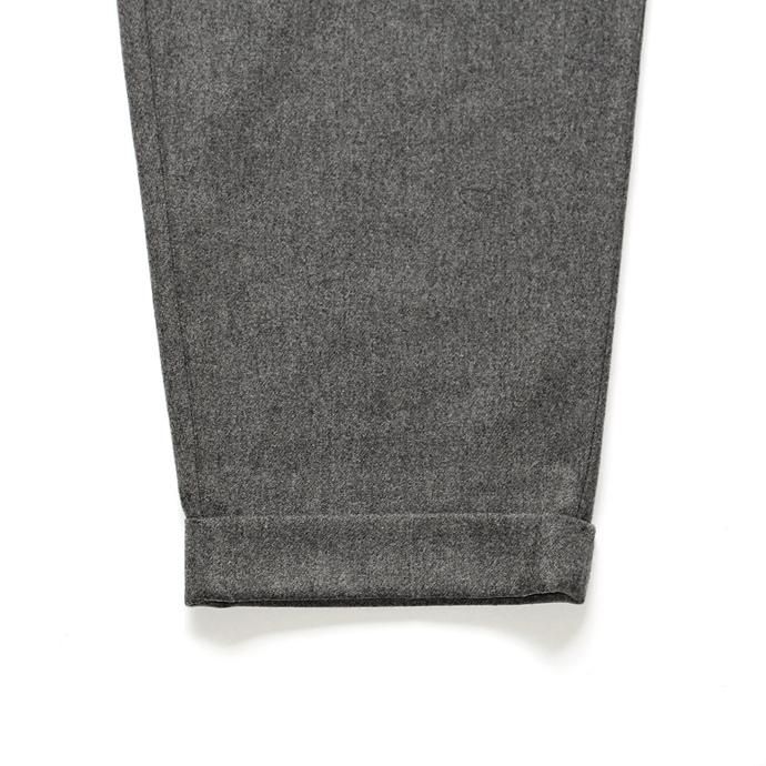 108690656 CEASTERS / 2 Pleats Wool Trousers 2タックウールパンツ グレー 02