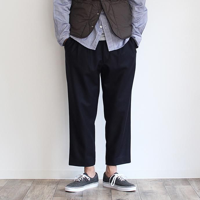 108739591 CEASTERS / Wool Easy Trousers ウールイージーパンツ ネイビー 01
