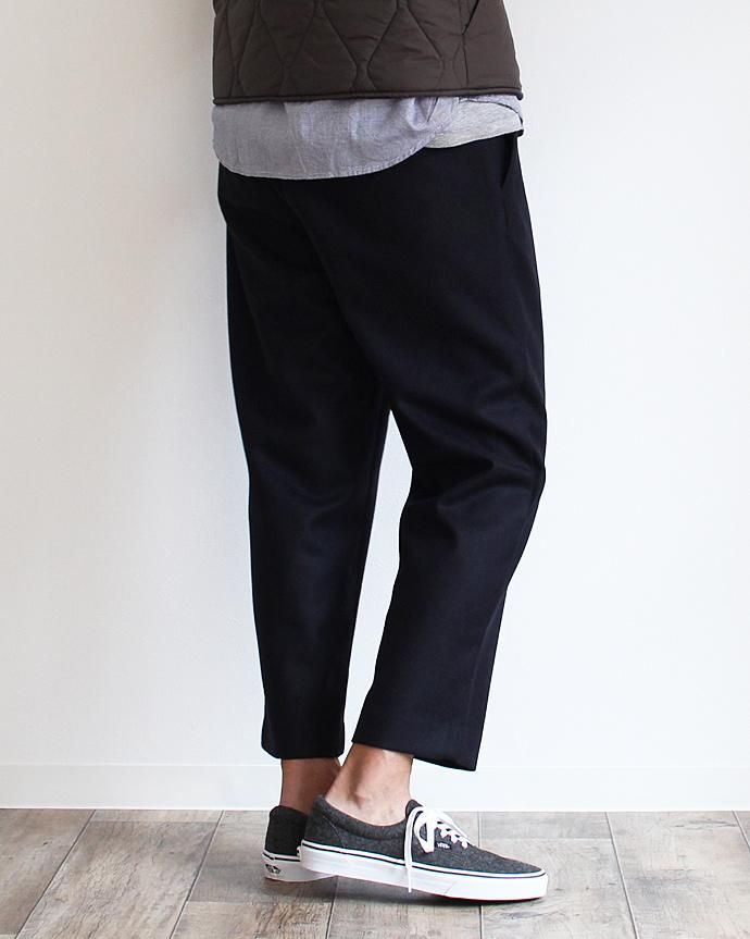 108739591 CEASTERS / Wool Easy Trousers ウールイージーパンツ ネイビー 02