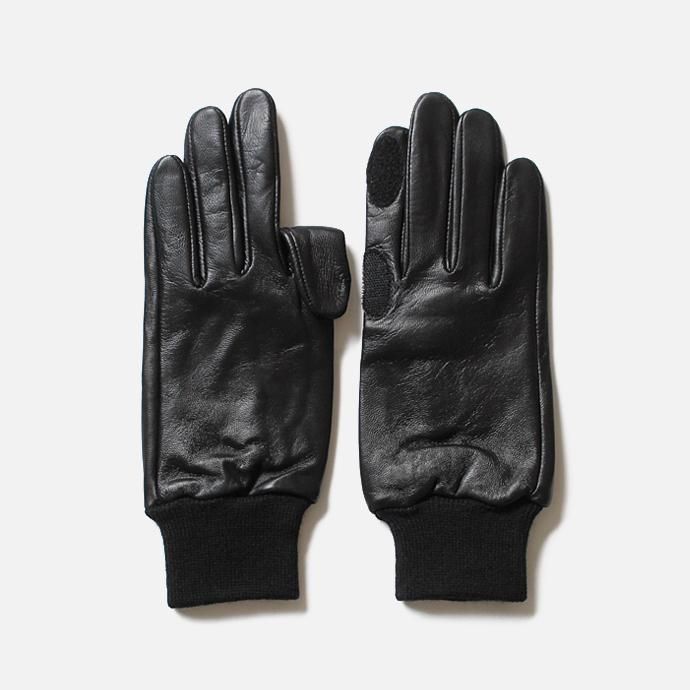 Other Brands DENTS / レザーシューティンググローブ Malvern/Purdy ブラック 37-0621 02