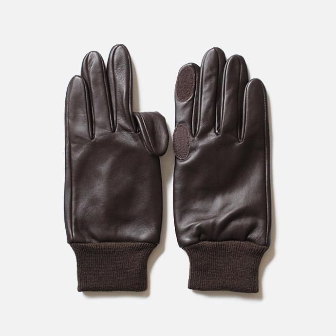 Other Brands DENTS / レザーシューティンググローブ Malvern/Purdy ブラウン 37-0621 02