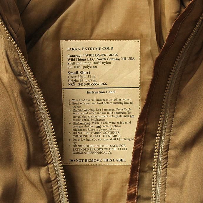 109422946 USMC/Wild Things レベル7ジャケット Extreme Cold Weather Parka コヨーテ<img class='new_mark_img2' src='//img.shop-pro.jp/img/new/icons47.gif' style='border:none;display:inline;margin:0px;padding:0px;width:auto;' /> 02