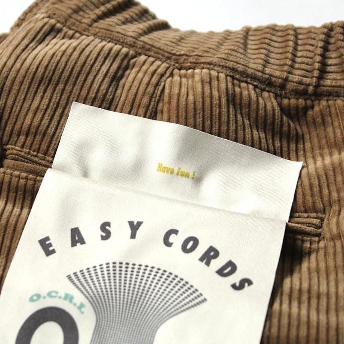 O- O-(オー)/ EASY CORDS コーデュロイ イージーパンツ ベージュ<img class='new_mark_img2' src='//img.shop-pro.jp/img/new/icons47.gif' style='border:none;display:inline;margin:0px;padding:0px;width:auto;' /> 02