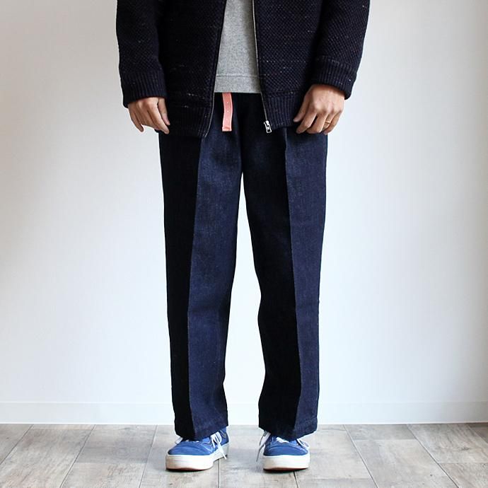 109626171 O-(オー)/ EASY DENIM デニム イージーパンツ ワンウォッシュ<img class='new_mark_img2' src='//img.shop-pro.jp/img/new/icons47.gif' style='border:none;display:inline;margin:0px;padding:0px;width:auto;' /> 02