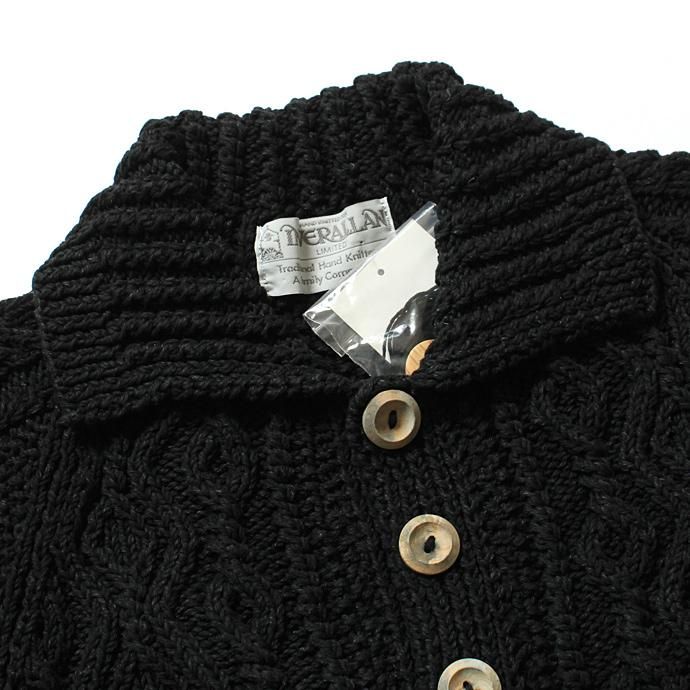 INVERALLAN INVERALLAN / 3A Lumber Cardigan - Black Denim インバーアラン インディゴカーディガン ブラックデニム 02