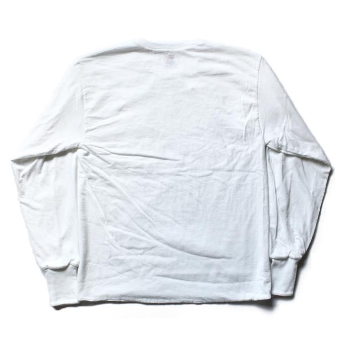 Hexico Hexico / Deformer Tee Ex. 2 Hanes LS リメイクロングスリーブTシャツ - ホワイト 02
