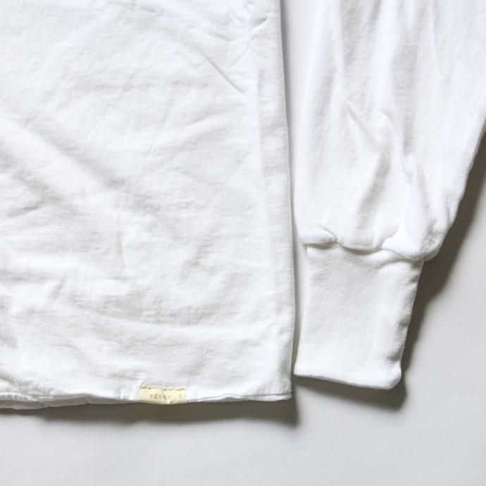 Hexico Hexico / Deformer Tee Ex. 2 Hanes LS リメイクロングスリーブTシャツ - ホワイト 02