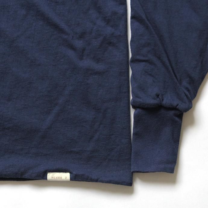 Hexico Hexico / Deformer Tee Ex. 2 Hanes LS リメイクロングスリーブTシャツ - ネイビー<img class='new_mark_img2' src='//img.shop-pro.jp/img/new/icons47.gif' style='border:none;display:inline;margin:0px;padding:0px;width:auto;' /> 02