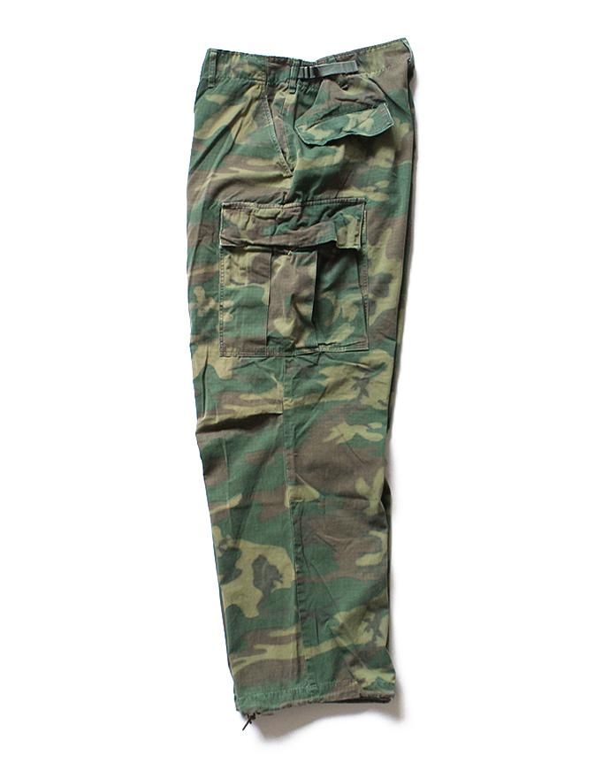 happening U.S. ARMY / 60s リーフカモ ジャングルファティーグパンツ リップストップ 02