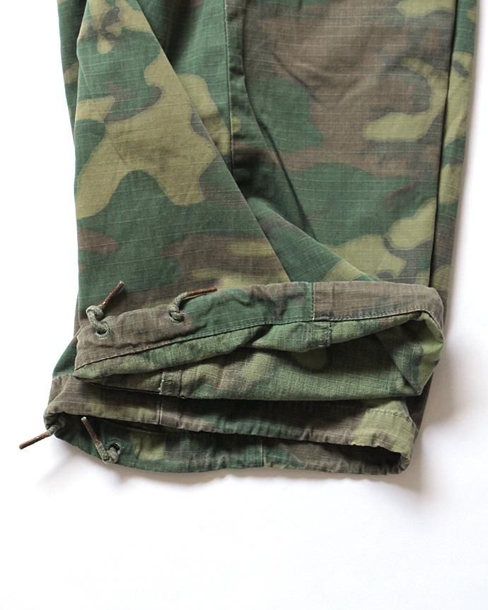 happening U.S. ARMY / 60s リーフカモ ジャングルファティーグパンツ リップストップ 02