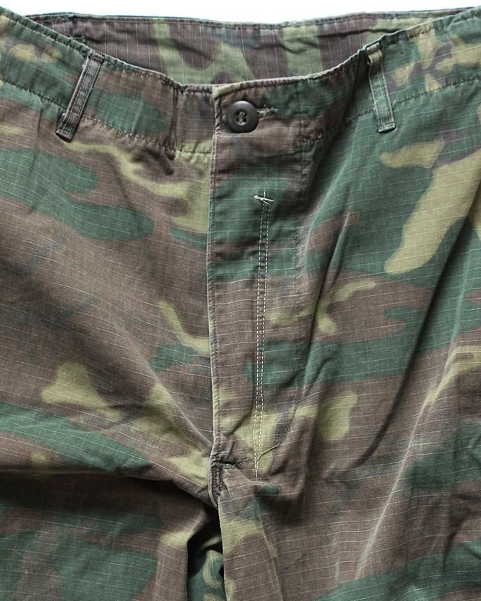 happening U.S. ARMY / 60s リーフカモ ジャングルファティーグパンツ リップストップ 02