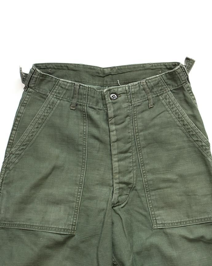 110341553 U.S. ARMY / 60s Utility Pants ユーティリティーパンツ タブ付き S 02