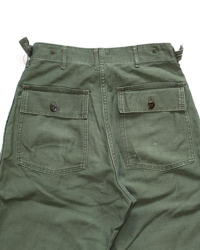 110341553 U.S. ARMY / 60s Utility Pants ユーティリティーパンツ タブ付き S 02