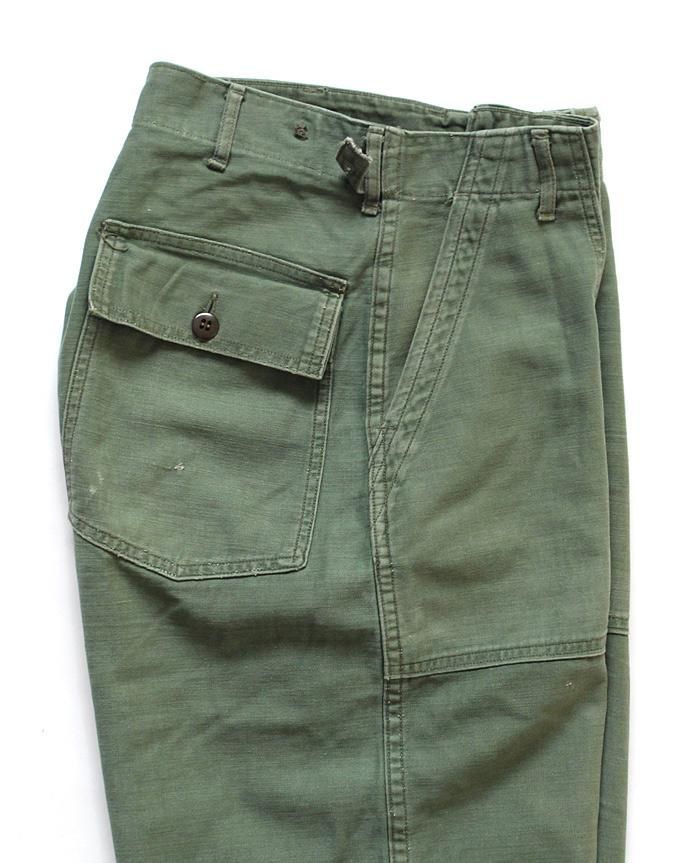 110341553 U.S. ARMY / 60s Utility Pants ユーティリティーパンツ タブ付き S 02