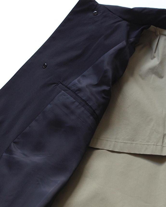 STILL BY HAND オリジナルボンディング素材 ステンカラーコート CO0164 全3色 02