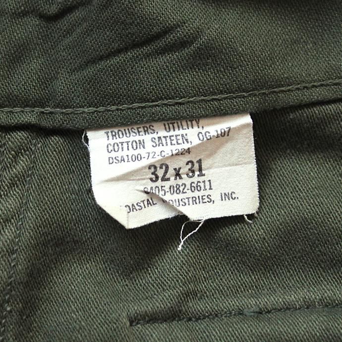 112044202 U.S. ARMY / 70s Utility Pants ユーティリティーパンツ 32x31<img class='new_mark_img2' src='//img.shop-pro.jp/img/new/icons47.gif' style='border:none;display:inline;margin:0px;padding:0px;width:auto;' /> 02