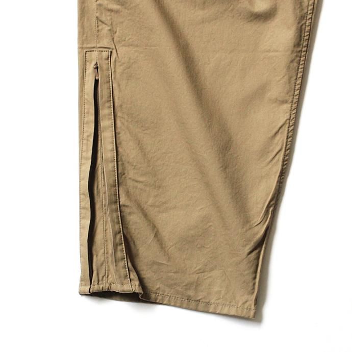 blurhms blurhms / Both Side Zipper Wide Pants BHS-F17009 - Greybeige 02