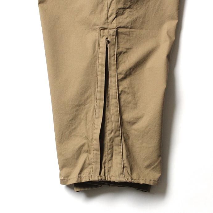 blurhms blurhms / Both Side Zipper Wide Pants BHS-F17009 - Greybeige 02
