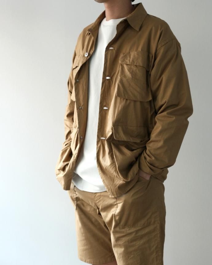 blurhms blurhms / Two-Ply Bush Shirt Jacket BHS-F17001 02